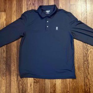 Gray Longsleeve Izod Golf Polo Shirt